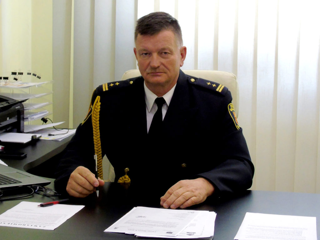 Komendant Straży Miejskiej w Jaśle Kazimierz Wiśniowski